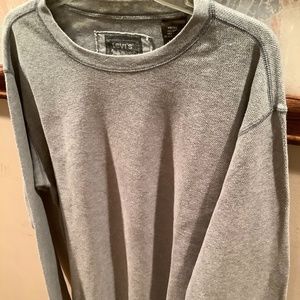 Mens Levi long sleeve thermal look shirt